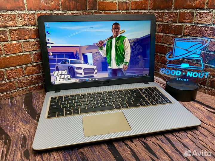Игровой Asus 4 ядра GeForce 4GB 256SSD Full HD
