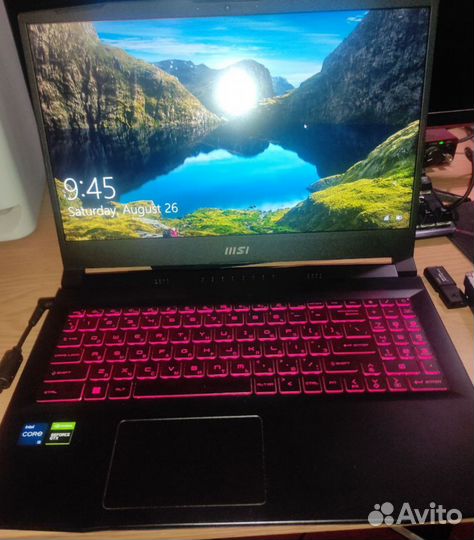 15.6 Ноутбук MSI GF66 Katana 11SC-1251XRU черный