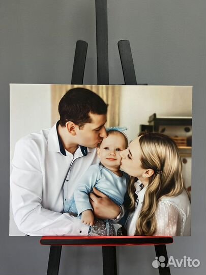 Портрет на холсте по фото