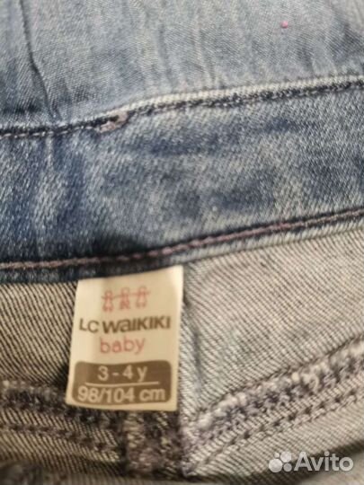 Джинсовый мбинезон р. 98-104