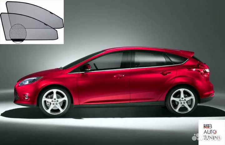 Каркасные шторки на Ford Focus 3 хэтчбек с 2011