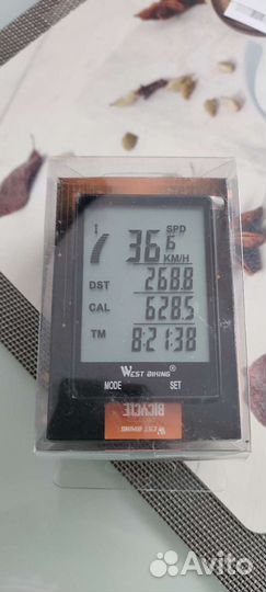 Велокомпьютер west biking, фонарь