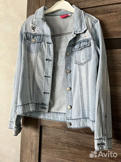 Джинсовка для девочки 146