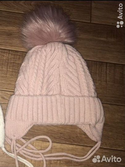 Шапка зимняя для девочки на 2 года