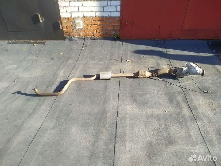 Глушитель в сборе с катализатором Kia Rio 4 FB