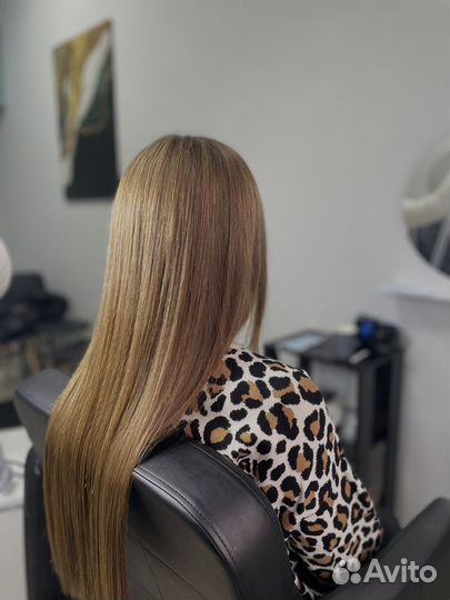 Кератиновое выпрямление волос/ ботокс