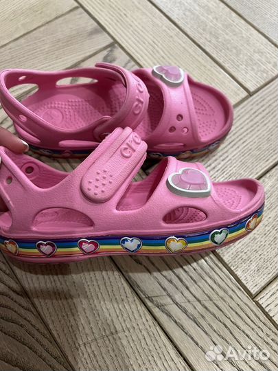 Crocs босоножки детские