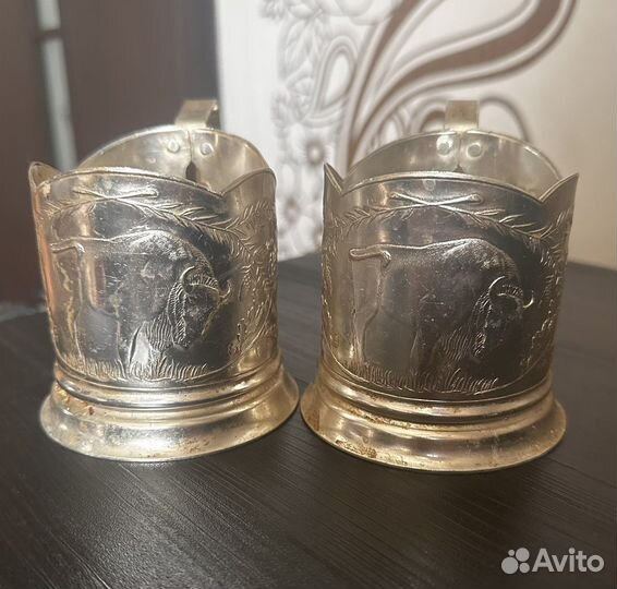 Подстаканник СССР буйвол