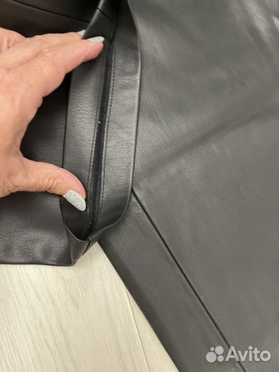 Кожаные брюки lime