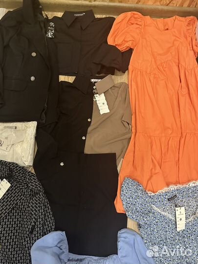 Женская одежда пакетом М(остатки и брак )