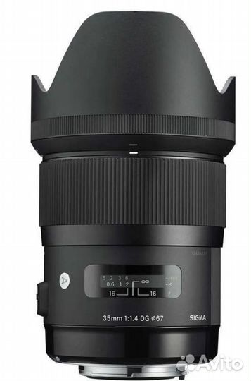 Объектив sigma 35 mm 1.4 canon