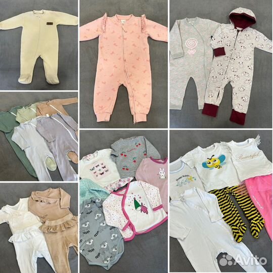 Пакет вещей на девочку 68-74