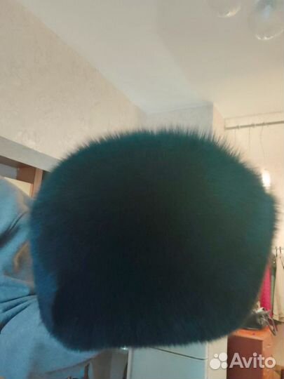 Шапка зимняя женская, песец