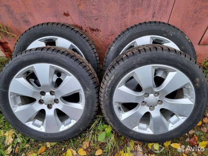 Комплект зимних колес 215/50 R17 на Subaru