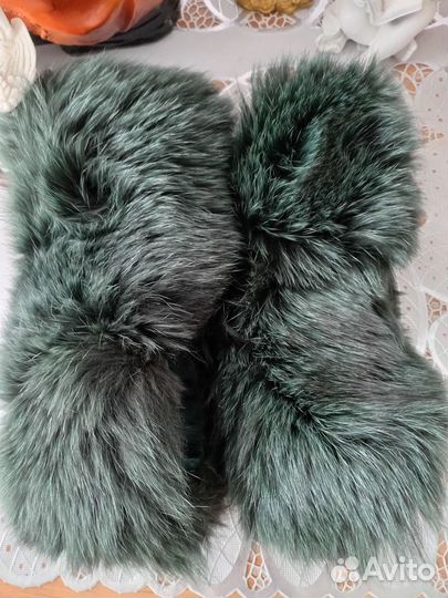 Меховой воротник песец