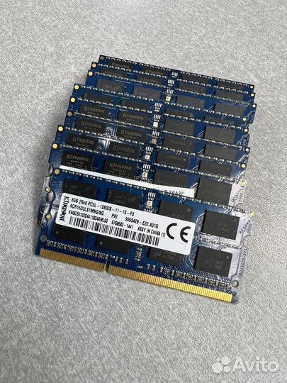 Kingston sodimm 8GB DDR3L 1600Mhz