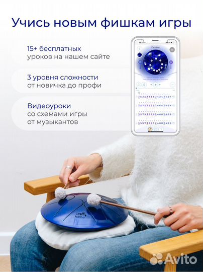 Глюкофон Фимбо Сапфир 22 см