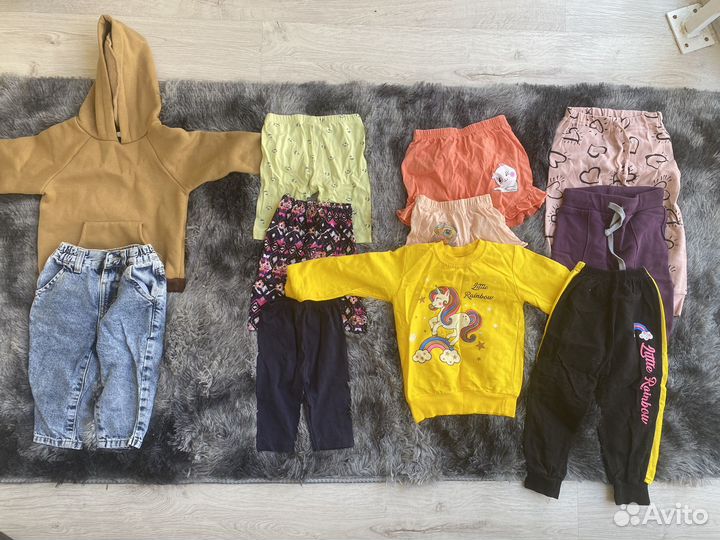 Детская одежда для девочек пакетом