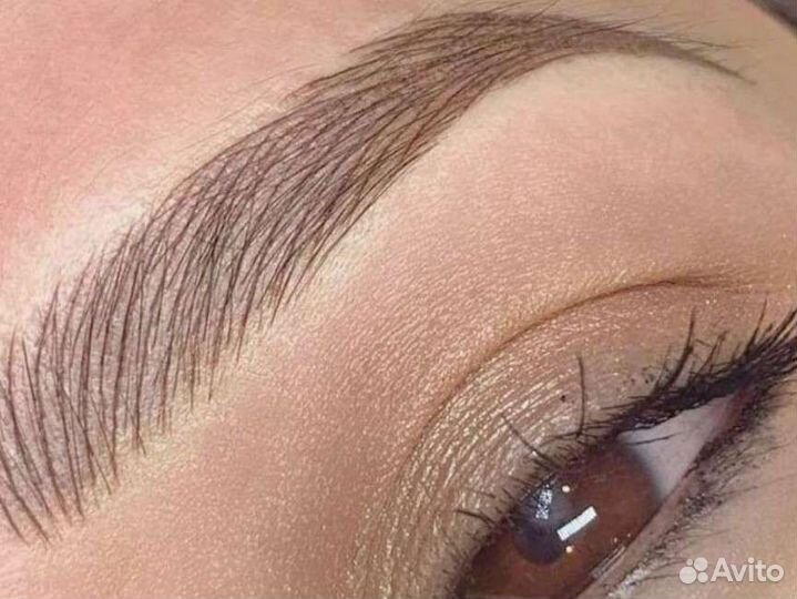 Татуаж волоски 3D, Безкровная техника