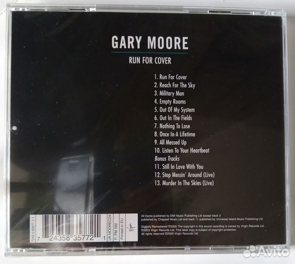 CD Gary Moore – 7 CD Запечатанные. одним лотом