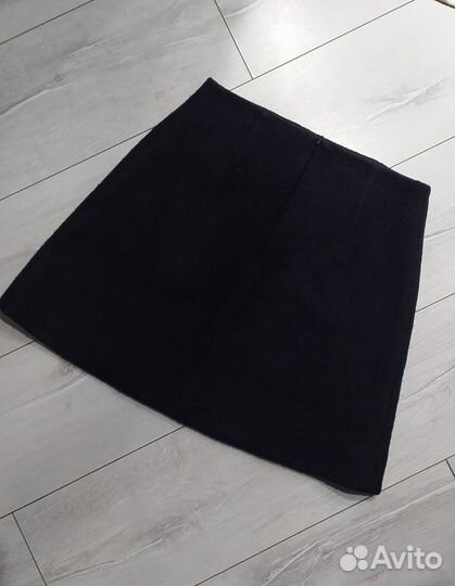 Мини юбка Cos вареная шерсть