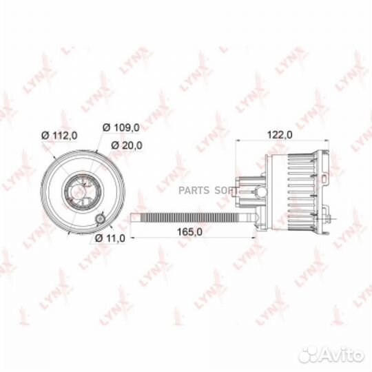 Lynxauto LF964M Фильтр топливный