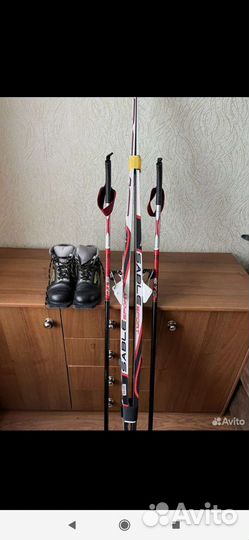 Лыжи горные беговые и ватрушки