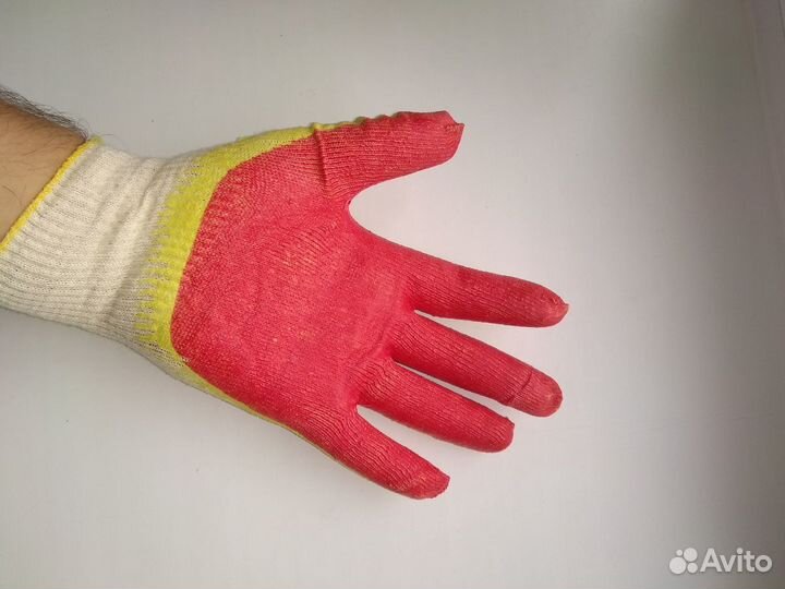 Перчатки с 2 обливом за 100пар