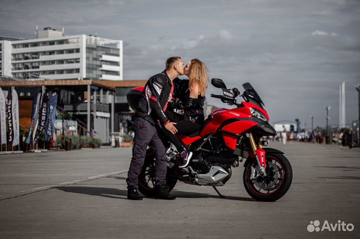 Фотосессия на мотоцикле