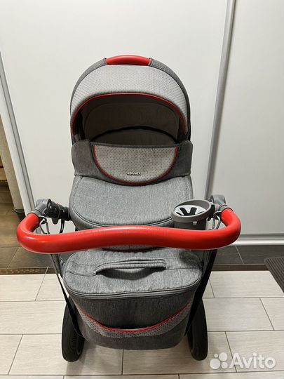 Коляска Adamex 3 в 1 Monte Carbon