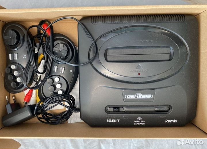 Sega genesis + dendy 600 игр