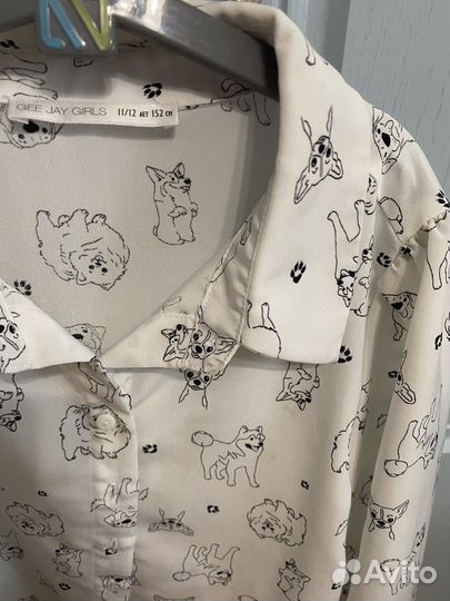 Блузка для девочки 11-12 лет, р 152