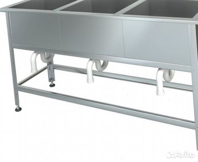 Ванна моечная 3 секц вм 3/400 есть разные размеры