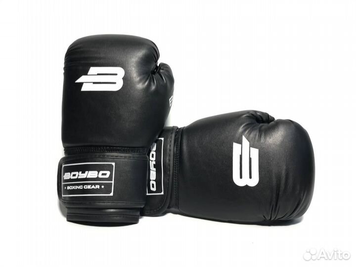 Боксерские перчатки BoyBo basic Black