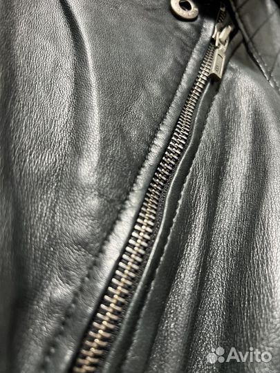 Куртка косуха Страдивариус нат.кожа