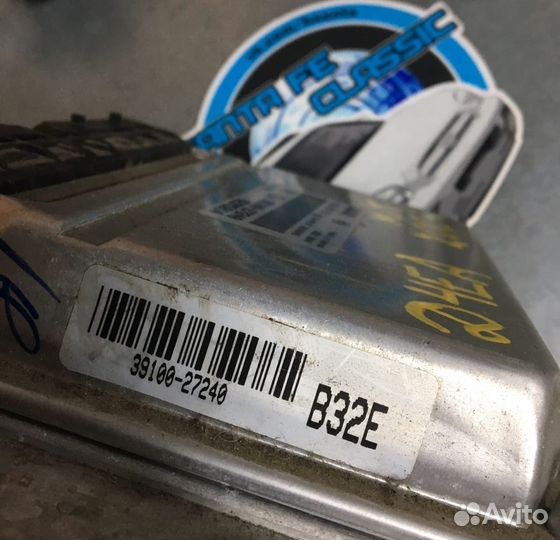 Блок управления Двс эбу 38100-27240 Santa fe 1