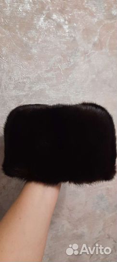 Норковая шапка мужская