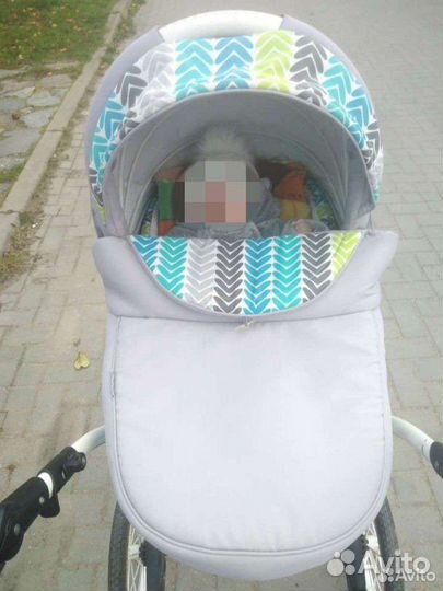 Коляска 2 в 1 adamex katrina