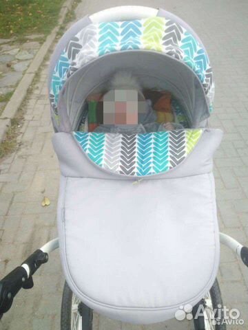 Коляска 2 в 1 adamex katrina