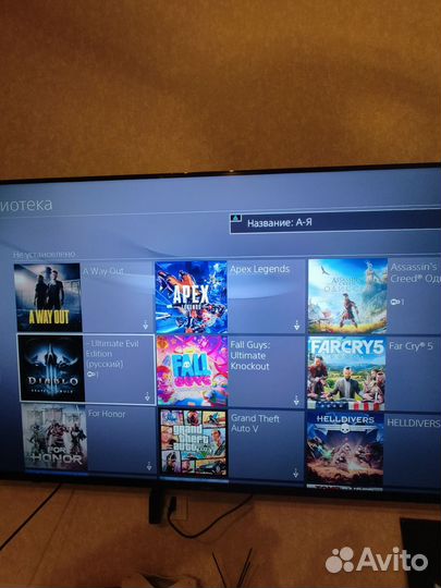 Sony playstation 4 slim 1tb с играми