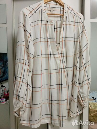 Блузка рубашка женская 52 54 размер