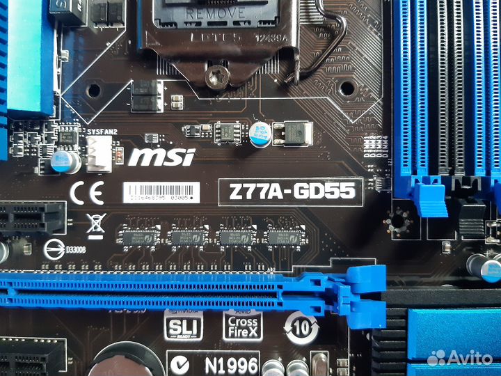 Материнская плата 1155 MSI Z77A-GD55 Топ