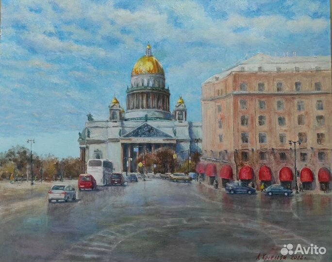 Картина маслом на холсте пейзаж