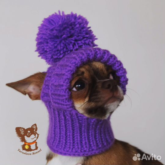 Разноцветные теплые шапочки