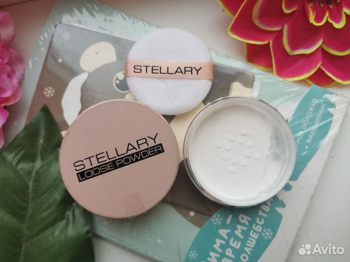 Stellary румяна, тональный, пудра, карандаши