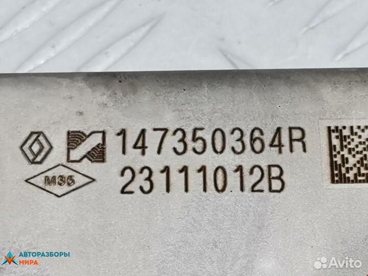 Охладитель EGR / Радиатор EGR Renault Megane