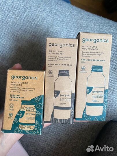 Georganics зубная паста, таблетки,ополаскиватель д