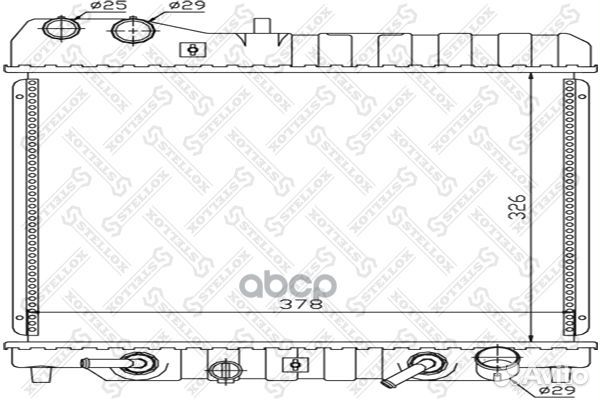 10-26668-SX радиатор системы охлаждения АКПП H