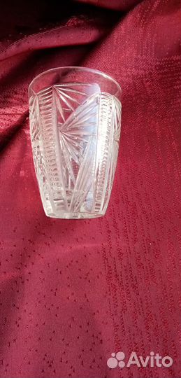Винтажные хрустальные стаканы СССР