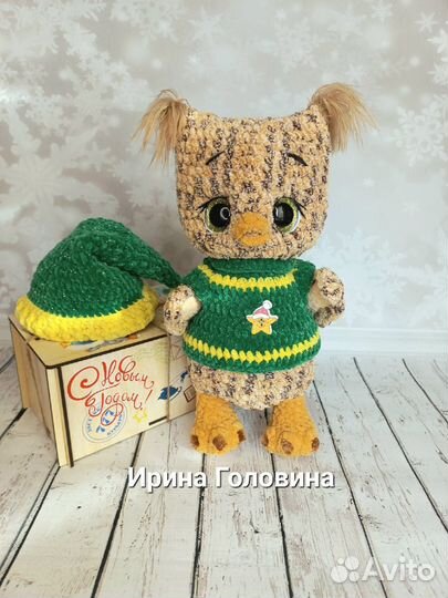 Сова, медвежонок игрушки ручная работа